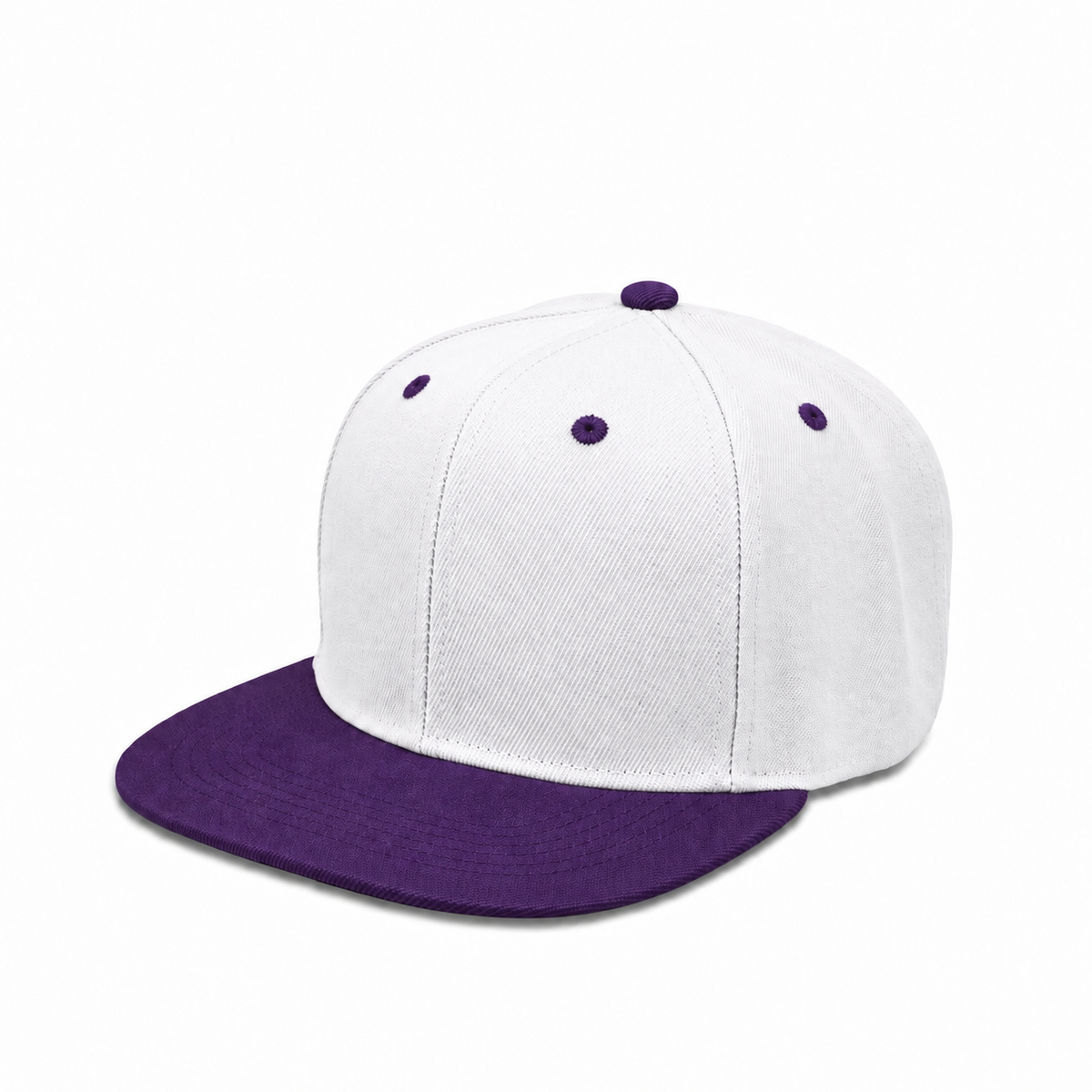 Plain Poly Snapback Hat 8002