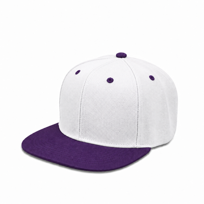 Plain Poly Snapback Hat 8002
