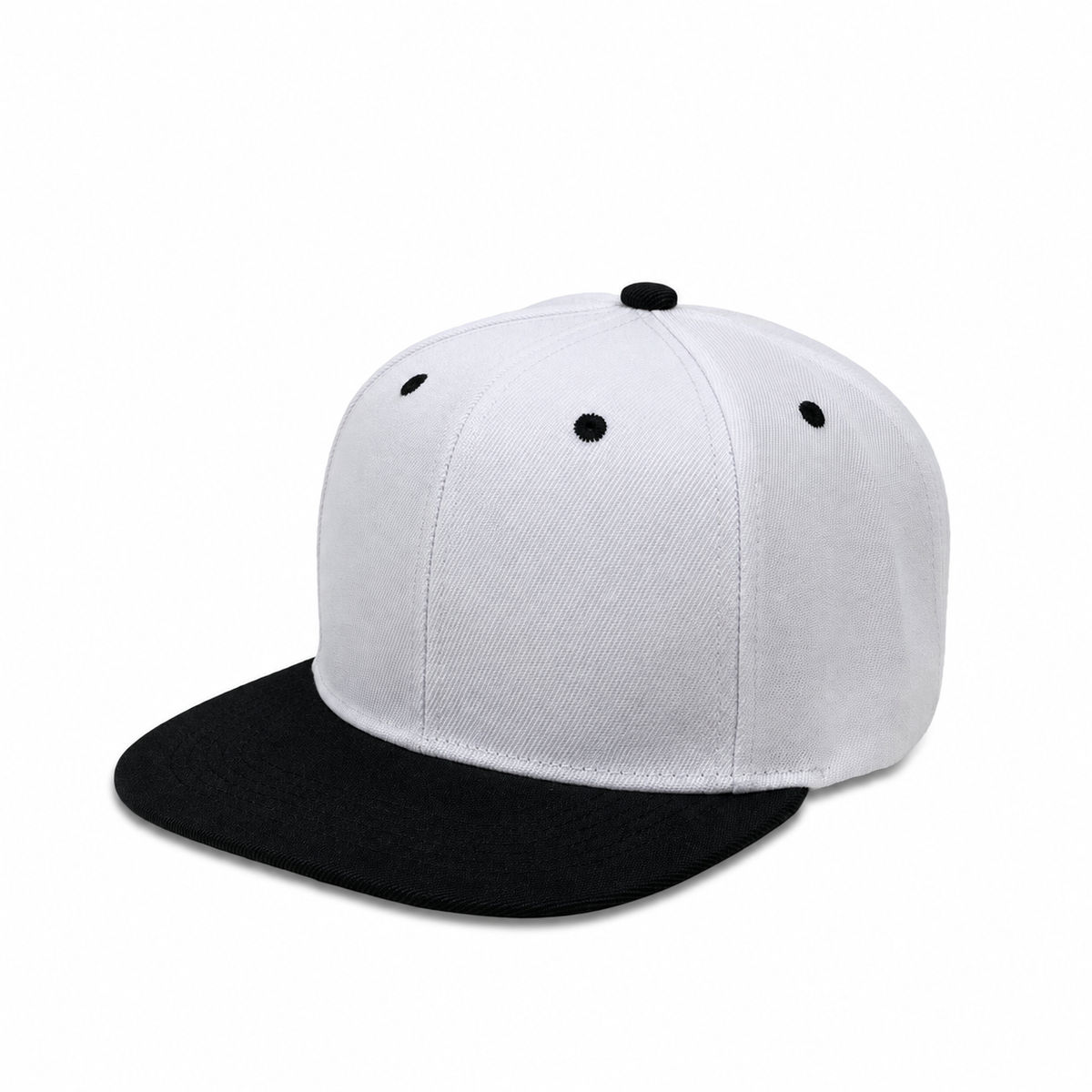 Plain Poly Snapback Hat 8002