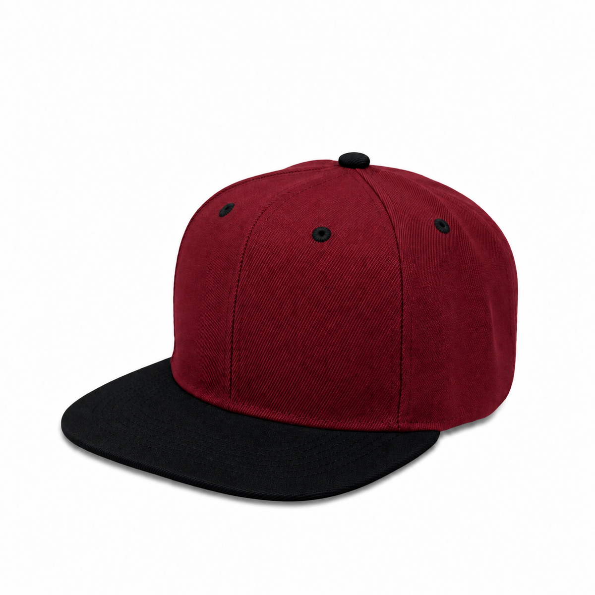 Plain Poly Snapback Hat 8002