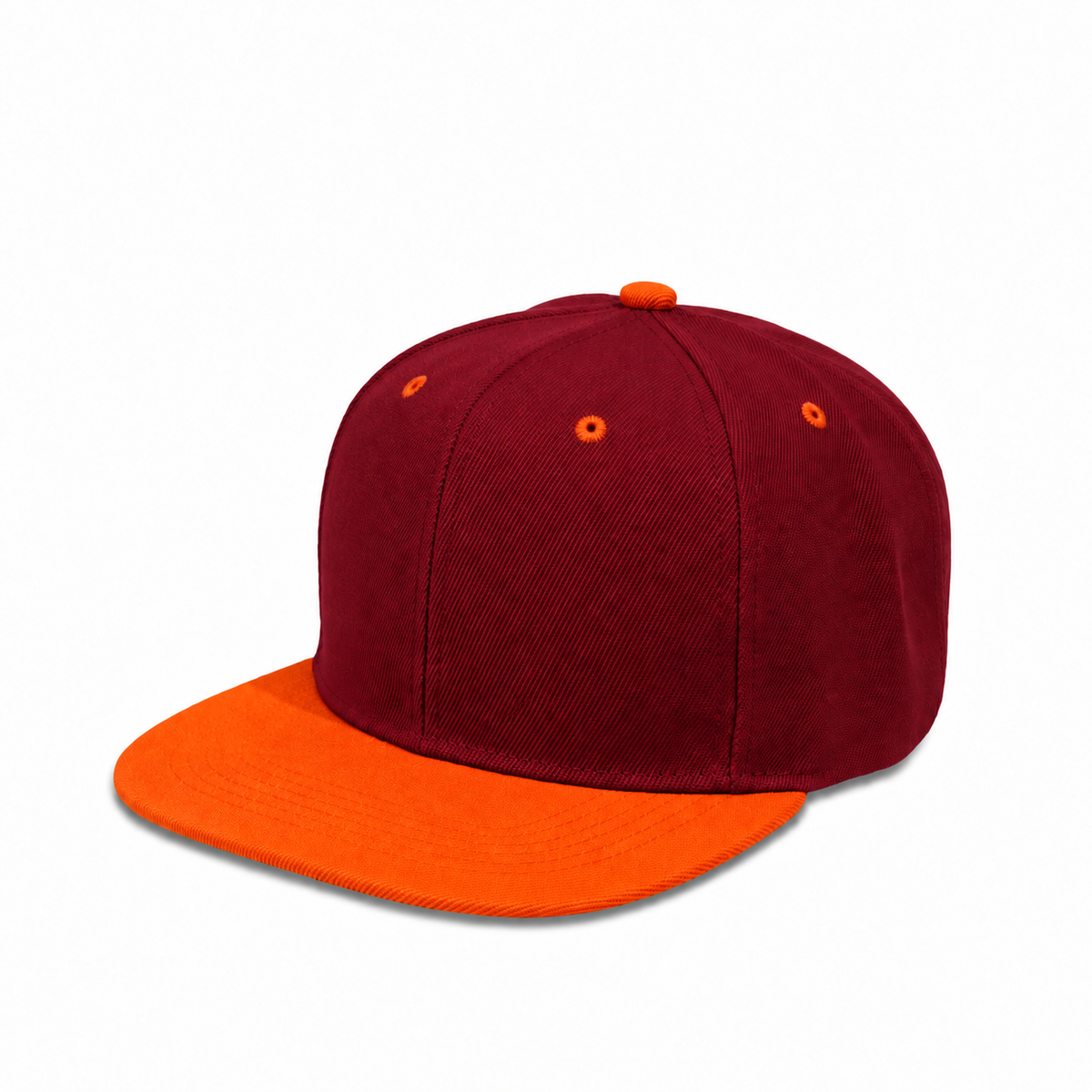 Plain Poly Snapback Hat 8002