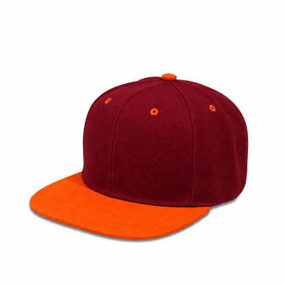 Plain Poly Snapback Hat 8002