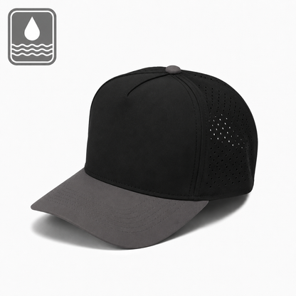 Plain Curve 5Panel Laser Hole Hat Water Repellent 5010
