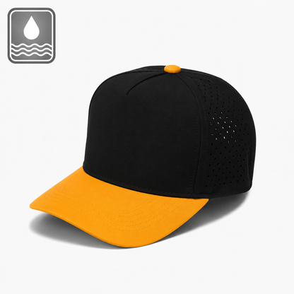 Plain Curve 5Panel Laser Hole Hat Water Repellent 5010