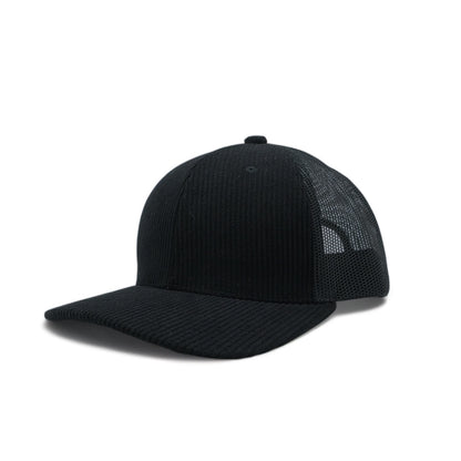 PLAIN CORDUROY PATTERN MESH HAT - PCOP