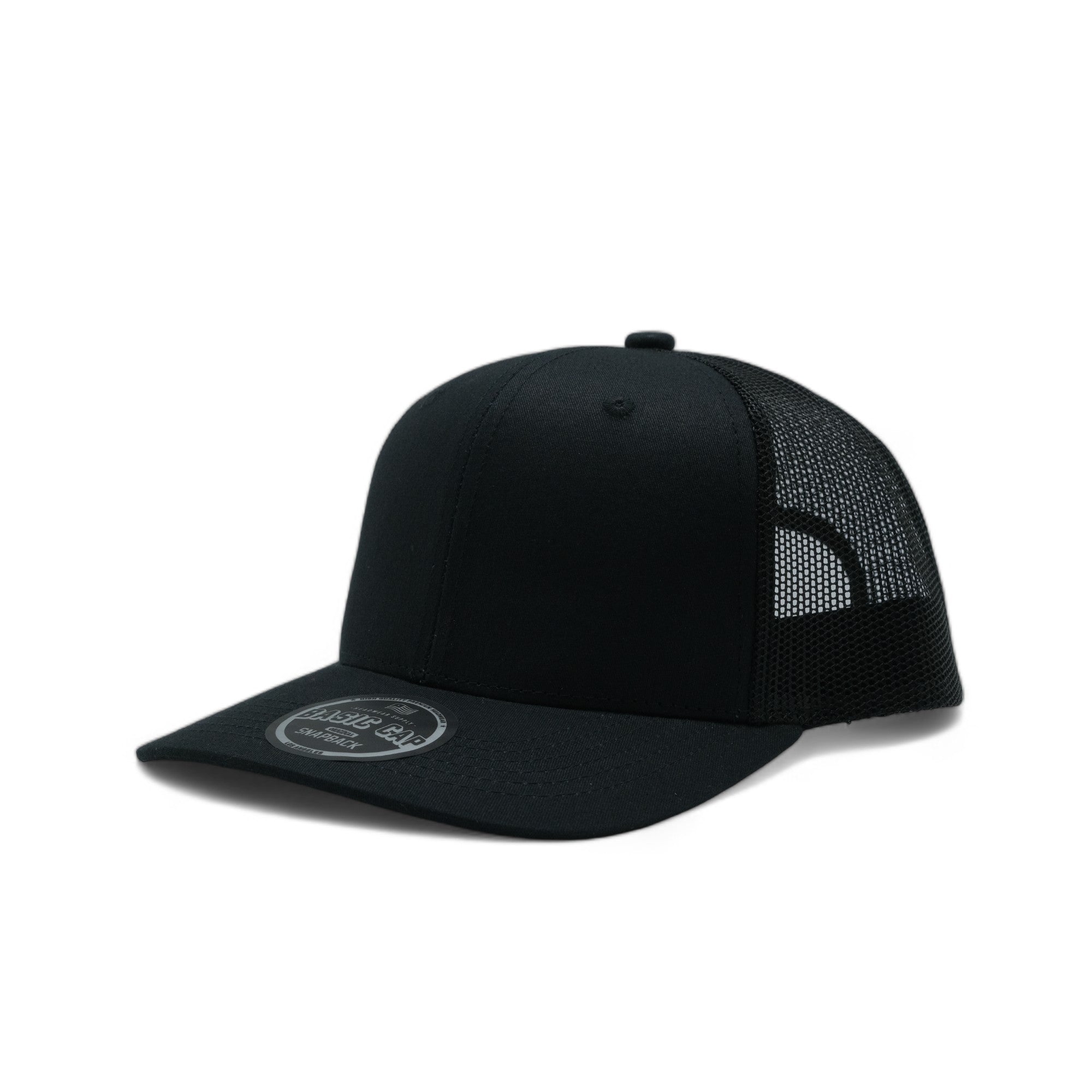 PLAIN CURVE 6PANEL MESH - P6M – BASIC CAP