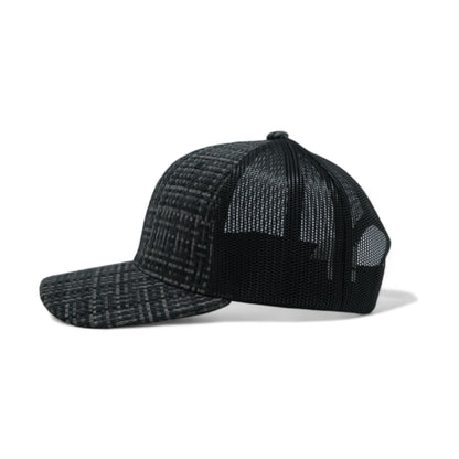 PLAIN CHECK PATTERN MESH HAT - PCP