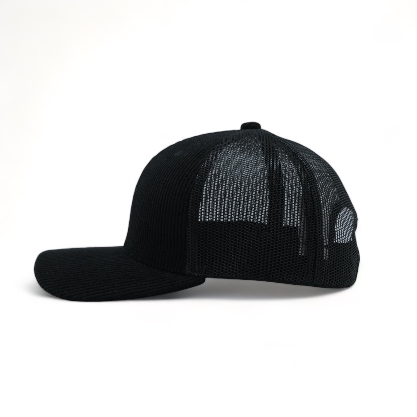 PLAIN CORDUROY PATTERN MESH HAT - PCOP