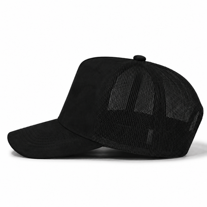 Plain 5Panel Suede Curve Mesh 5005