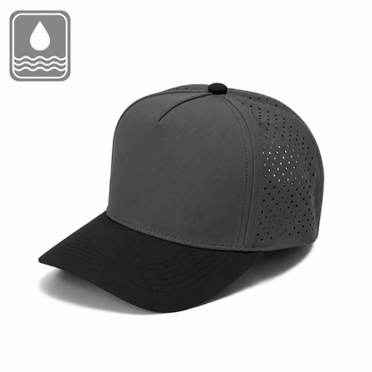 Plain Curve 5Panel Laser Hole Hat Water Repellent 5010