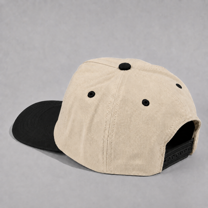 Plain Slight Curve Unstructured 5Panel Oxford Hat 5019