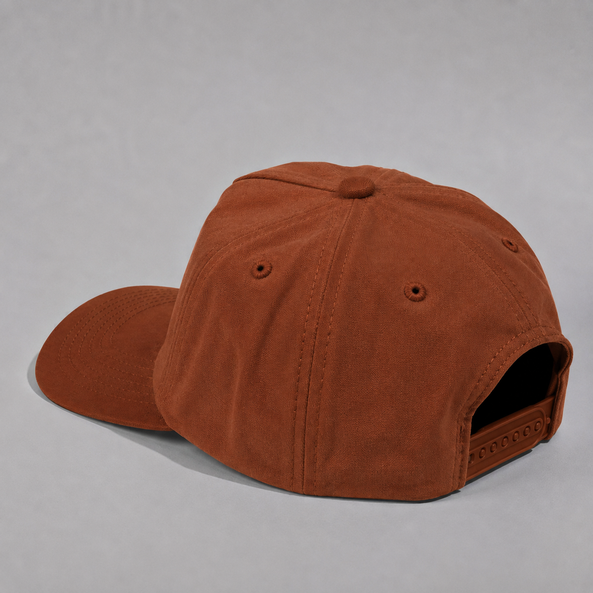 Plain Slight Curve Unstructured 5Panel Oxford Hat 5019