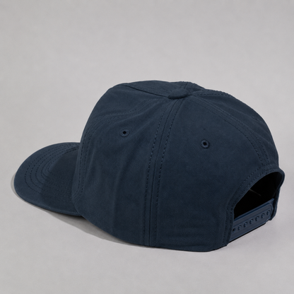 Plain Slight Curve Unstructured 5Panel Oxford Hat 5019