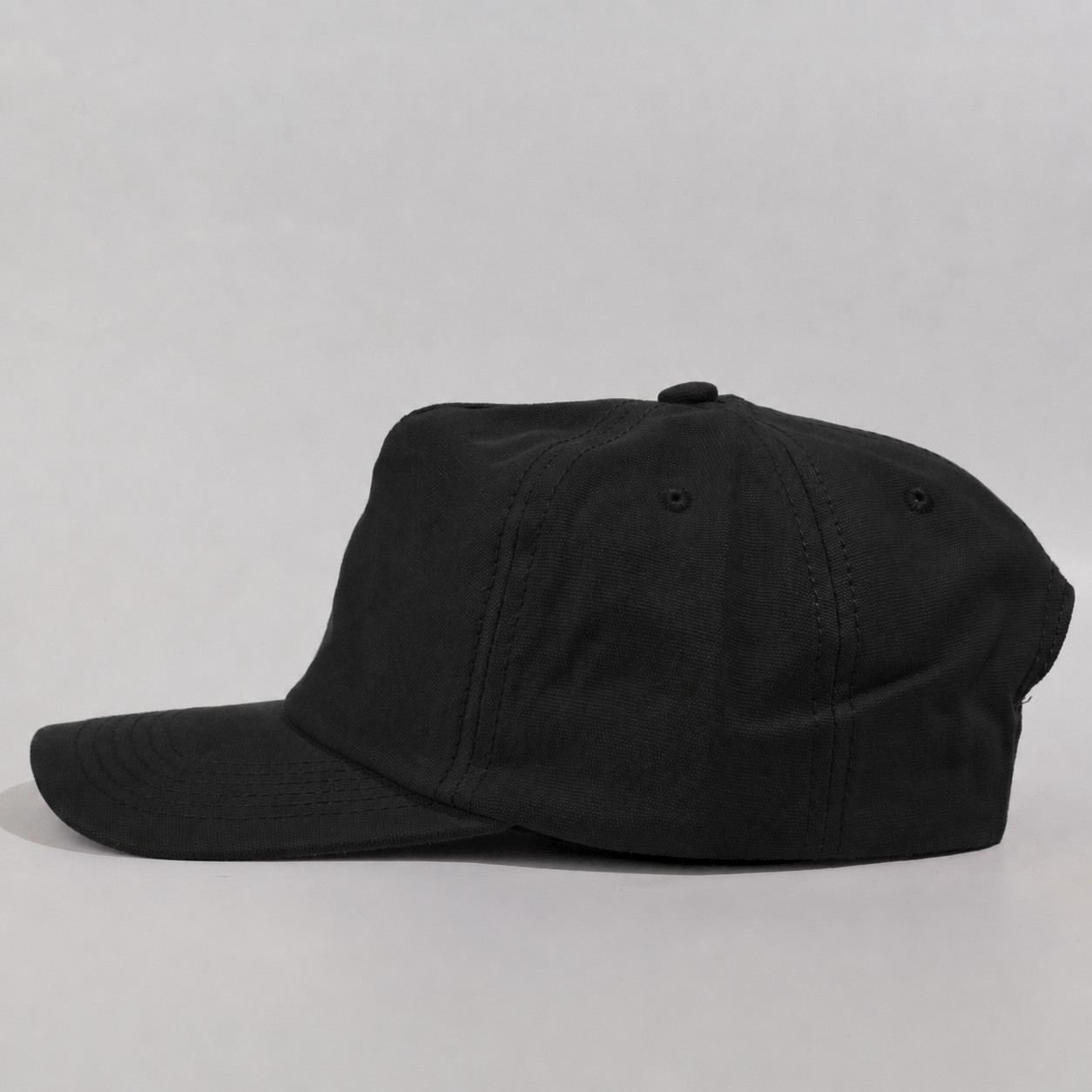 Plain Slight Curve Unstructured 5Panel Oxford Hat 5019