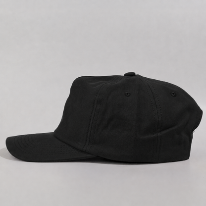 Plain Slight Curve Unstructured 5Panel Oxford Hat 5019