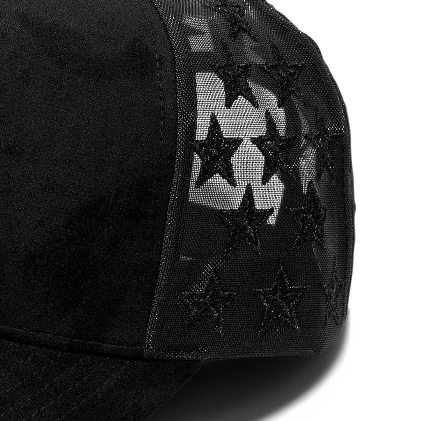 Plain 5Panel Suede Mesh Monogram Hat STAR