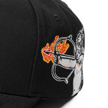 Plain 5Panel Fancy Suede Hat FLAMING S.BERRY W/FD