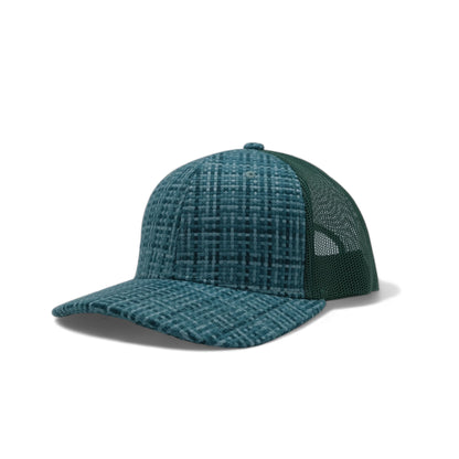 PLAIN CHECK PATTERN MESH HAT - PCP