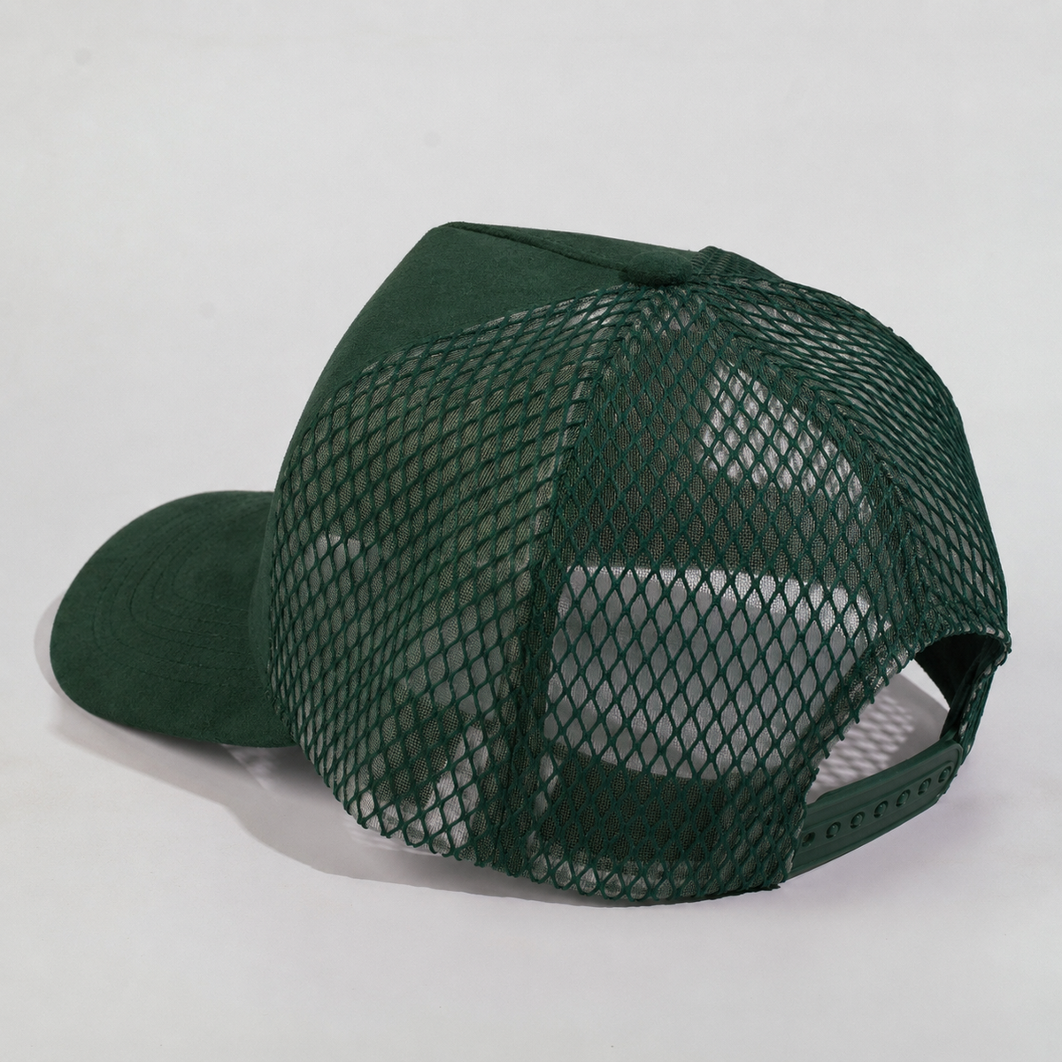 Plain Curve 5Panel Suede Net Mesh Hat 5005-1