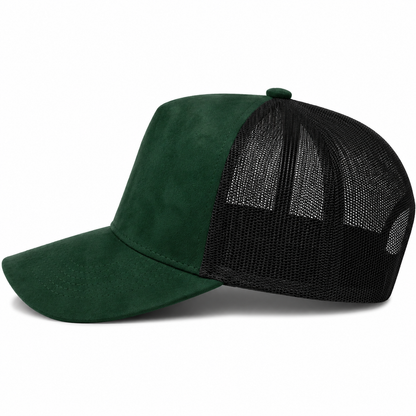 Plain 5Panel Suede Curve Mesh 5005