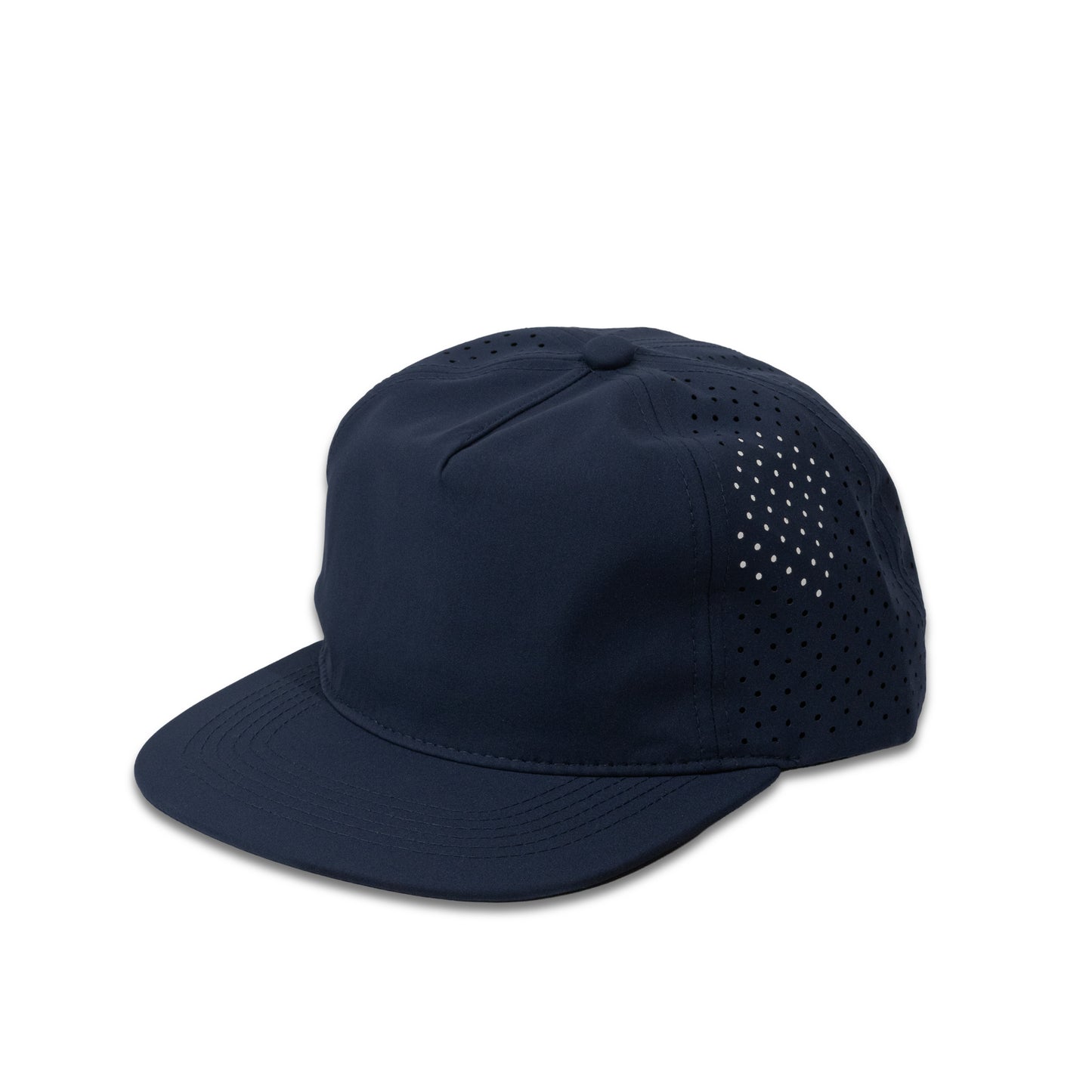 Plain Unstructured Flat 5Panel Laser Hole Hat Water Repellent 5053