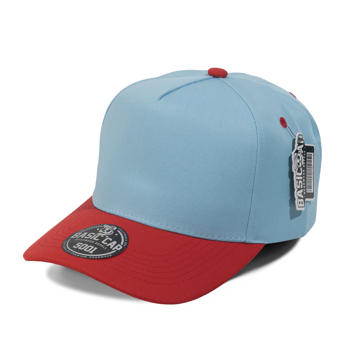 Plain Curve 5Panel Hat 5001