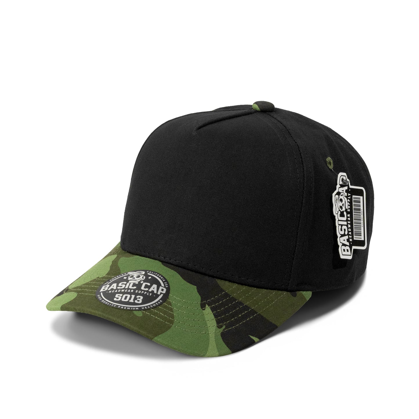 Plain Camo Pattern Curve 5Panel Cap 5013