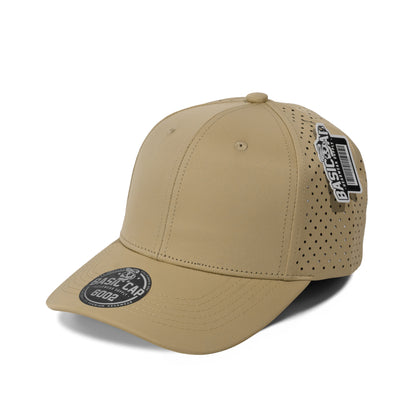Plain Curve 6Panel Laser Hole Hat Water Repellent 6002