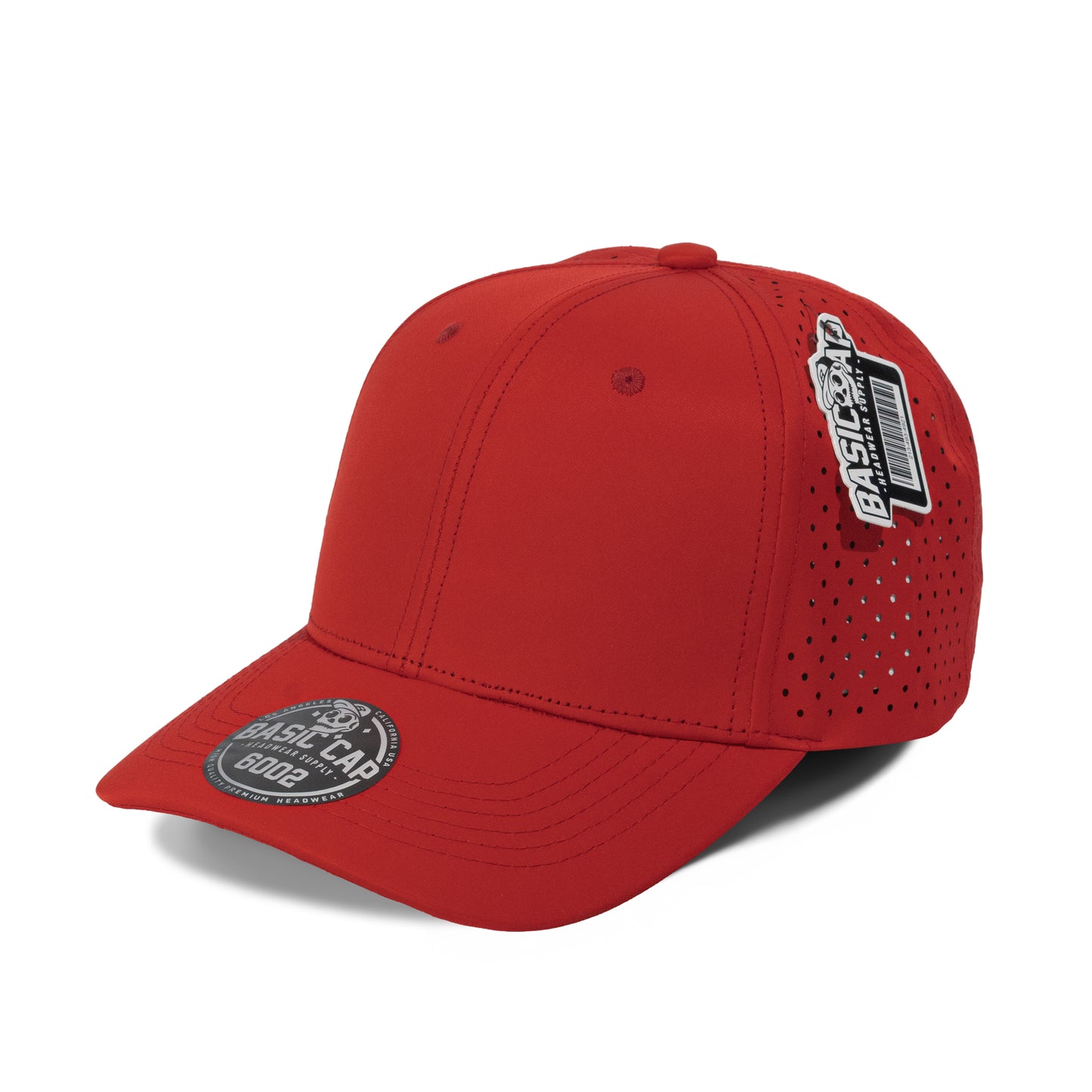 Plain Curve 6Panel Laser Hole Hat Water Repellent 6002