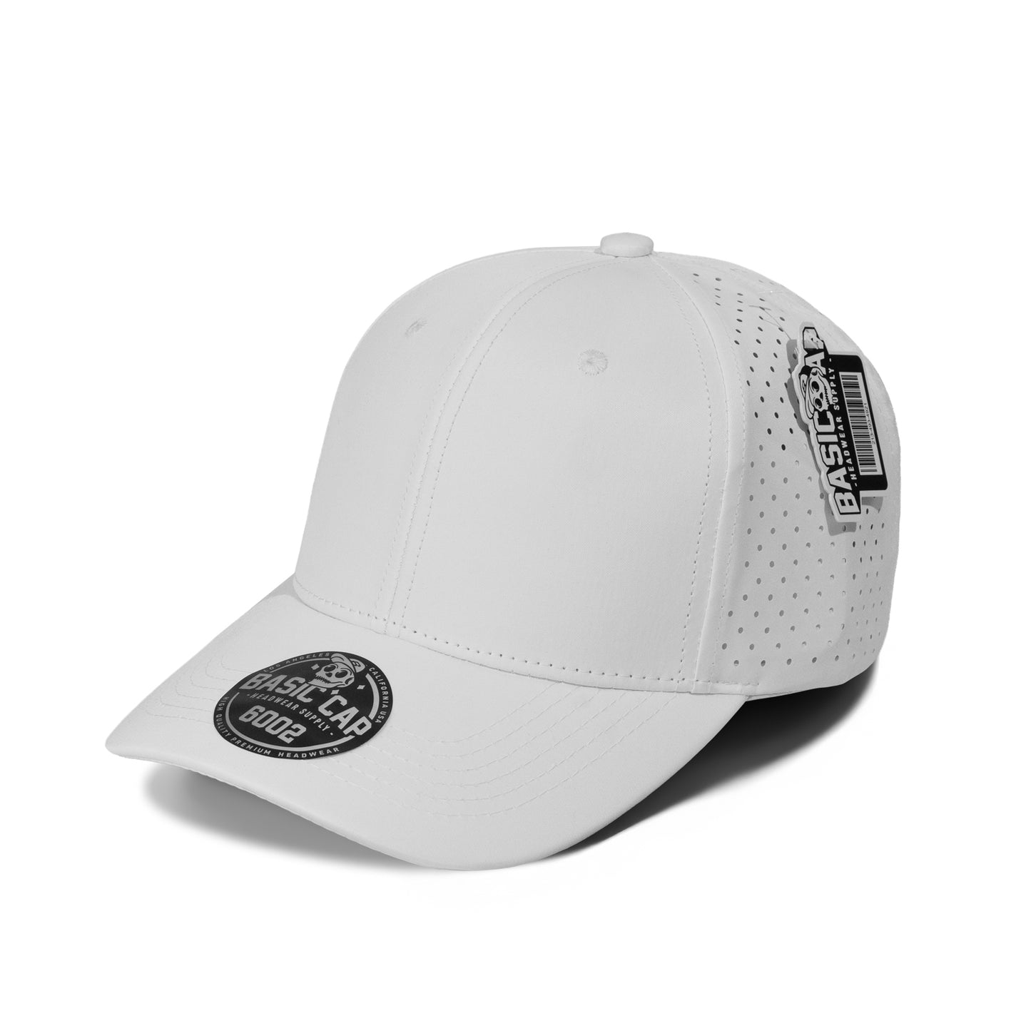 Plain Curve 6Panel Laser Hole Hat Water Repellent 6002