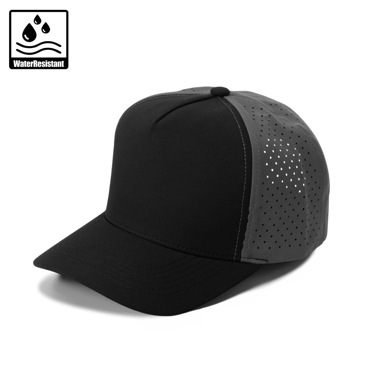 Plain Curve 5Panel Laser Hole Hat Water Repellent 5010