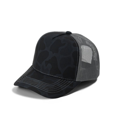 Plain Curve 5Panel Duck Camo Mesh Hat 5024
