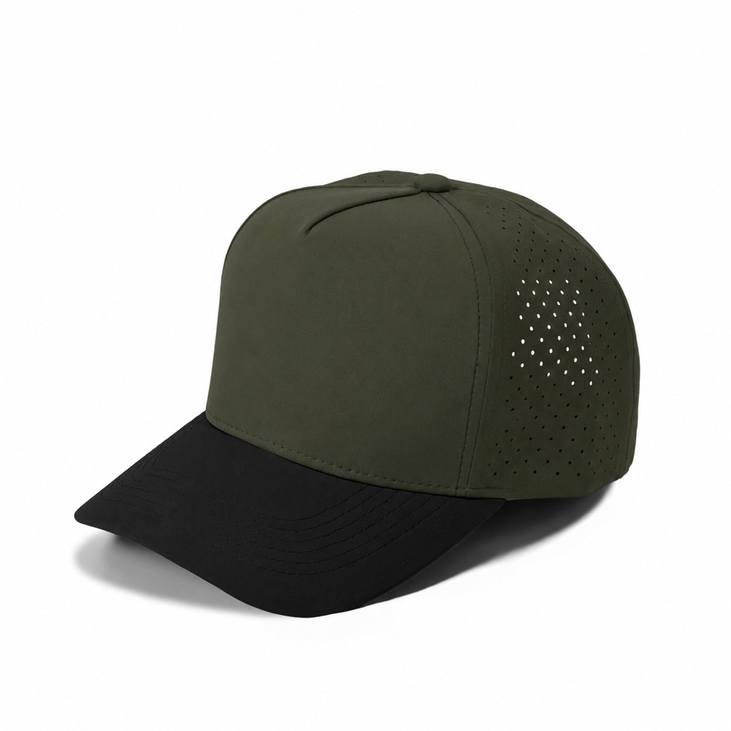 Plain Curve 5Panel Laser Hole Hat Water Repellent 5010