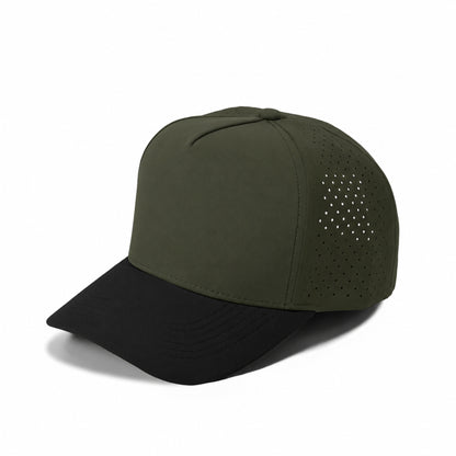 Plain Curve 5Panel Laser Hole Hat Water Repellent 5010