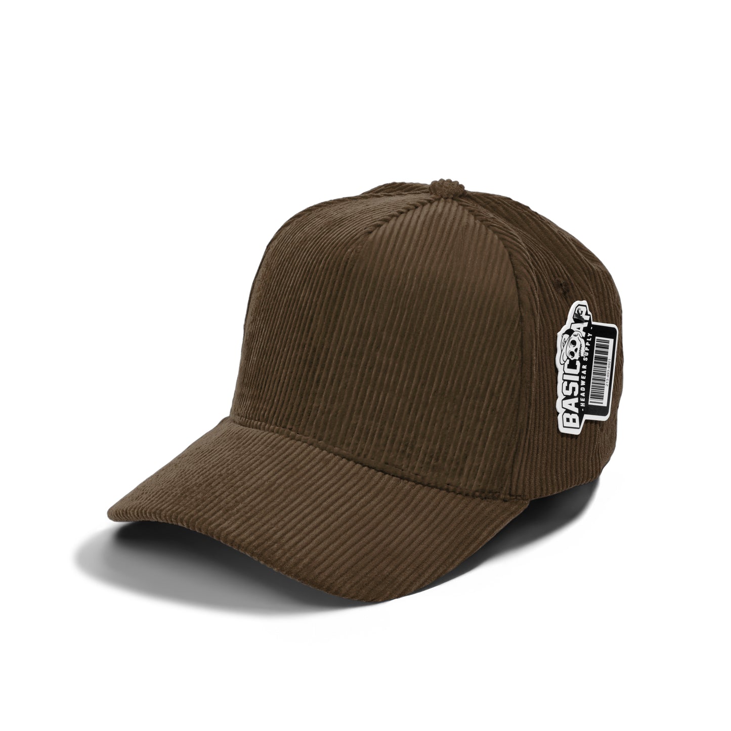 Plain 5Panel Full Corduroy Curve Hat 5008