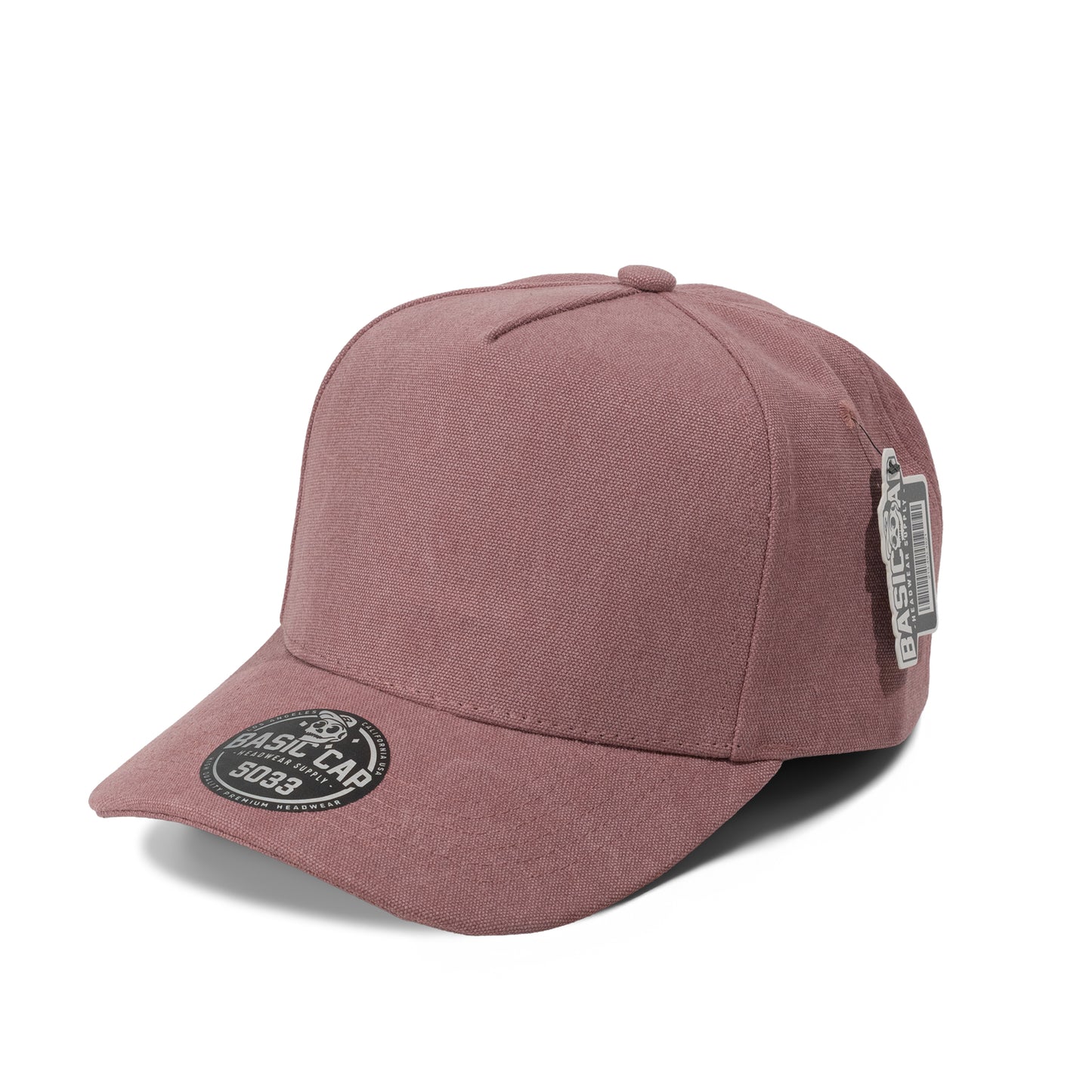 Plain 5Panel CVC Curve Hat 5033 – BASIC CAP