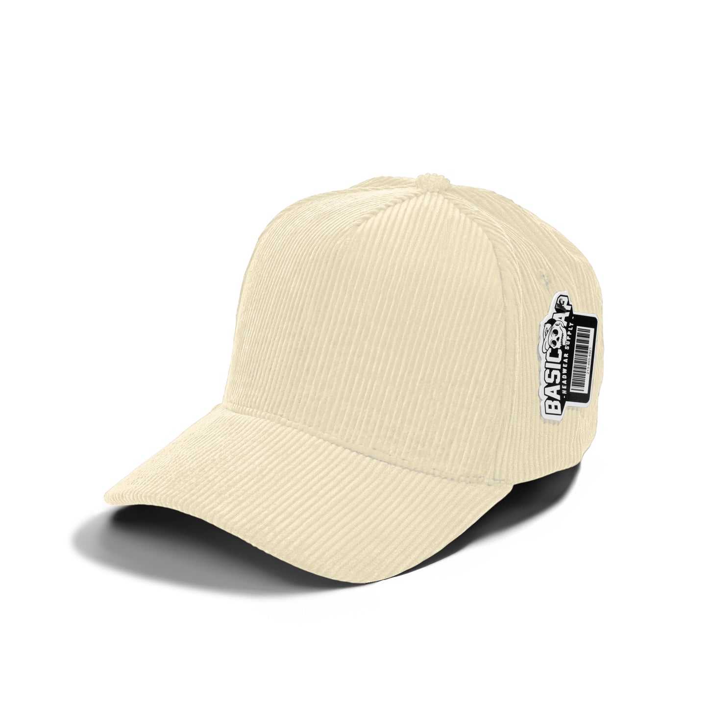Plain 5Panel Full Corduroy Curve Hat 5008
