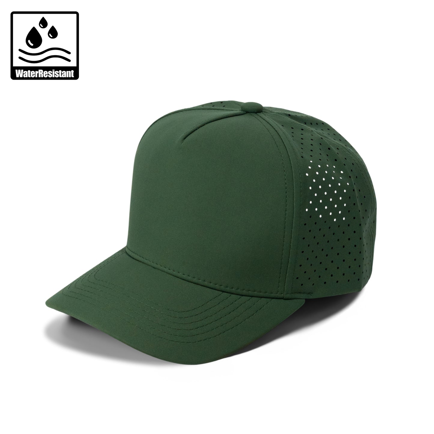 Plain Curve 5Panel Laser Hole Hat Water Repellent 5010