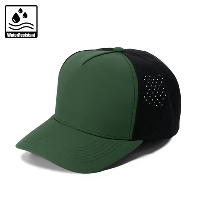 Plain Curve 5Panel Laser Hole Hat Water Repellent 5010