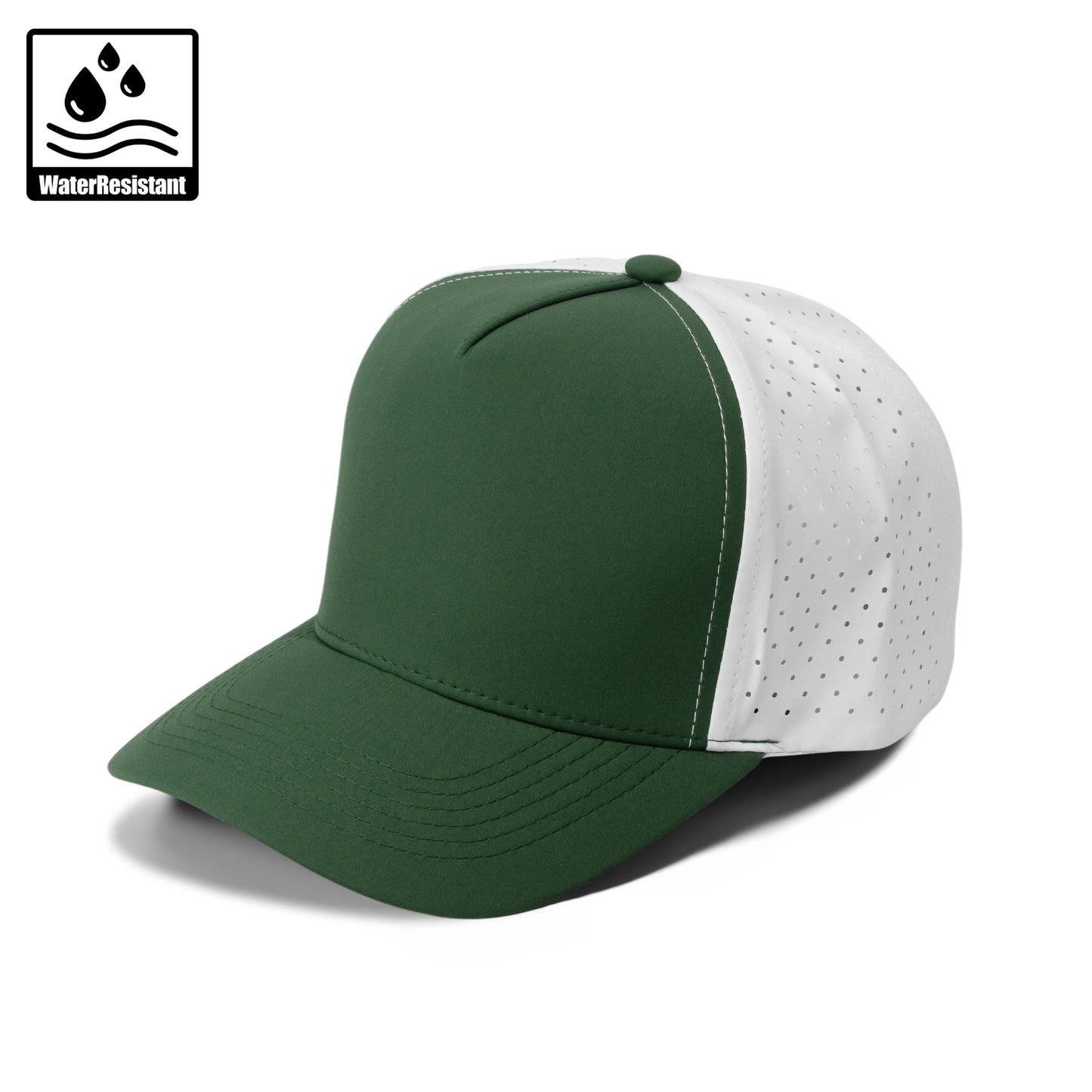 Plain Curve 5Panel Laser Hole Hat Water Repellent 5010