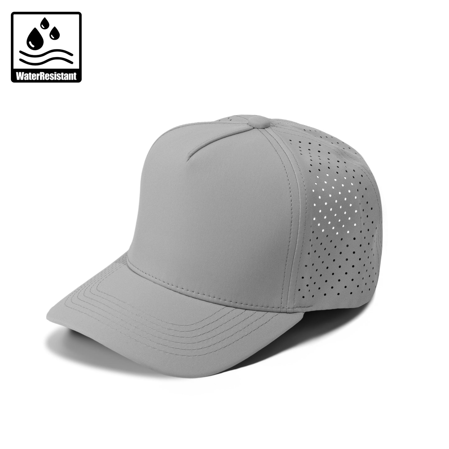 Plain Curve 5Panel Laser Hole Hat Water Repellent 5010