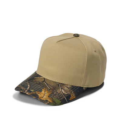 Plain Curve 5Panel Hat H.CAMO 5001H