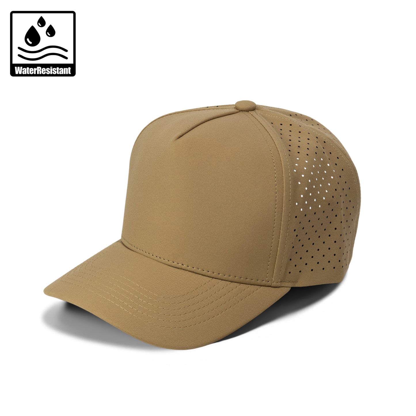 Plain Curve 5Panel Laser Hole Hat Water Repellent 5010