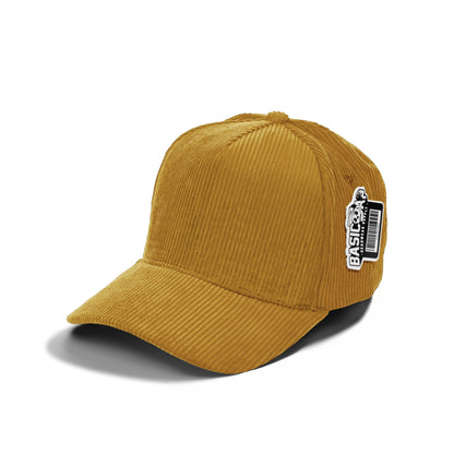 Plain Curve 5Panel Full Corduroy Hat 5008