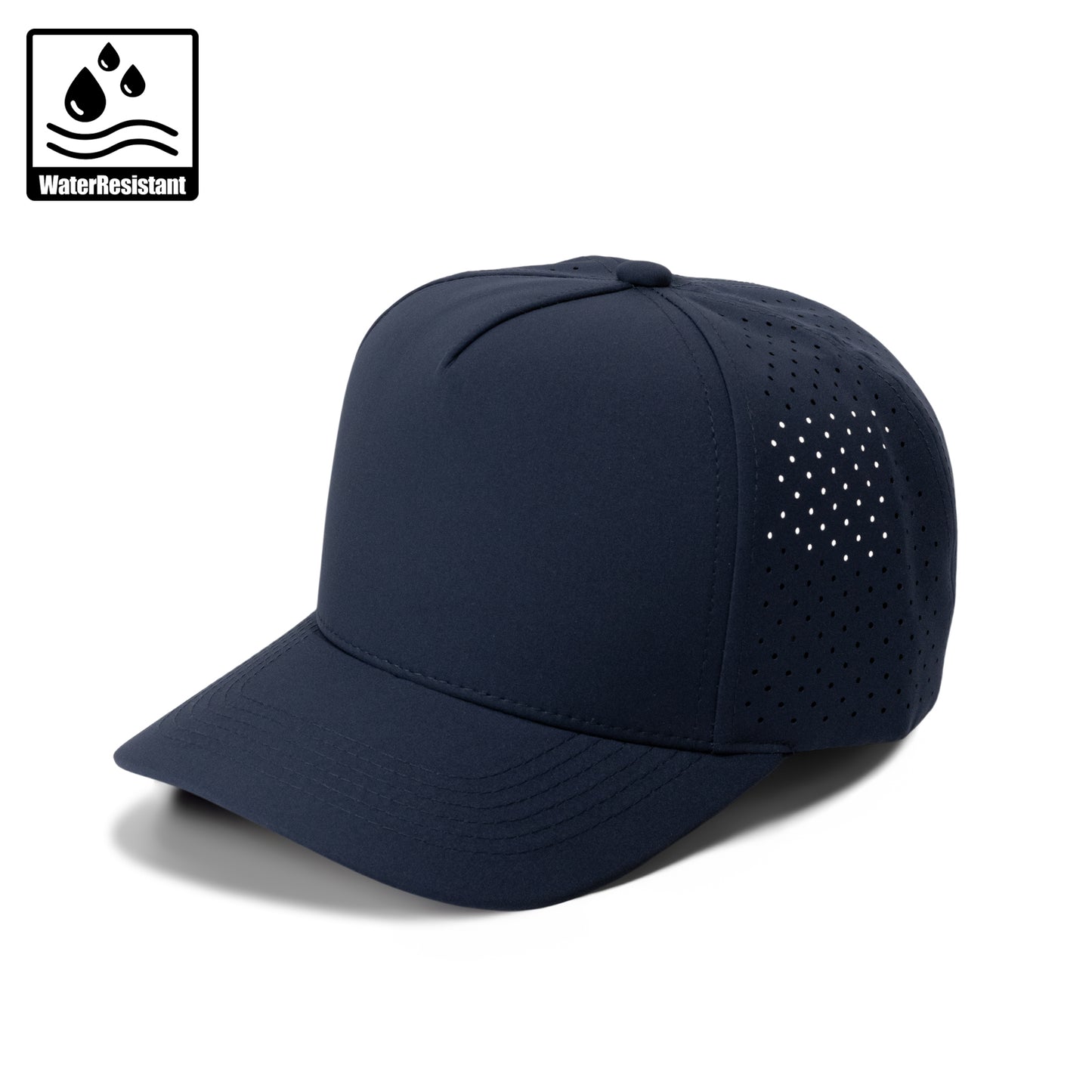 Plain Curve 5Panel Laser Hole Hat Water Repellent 5010
