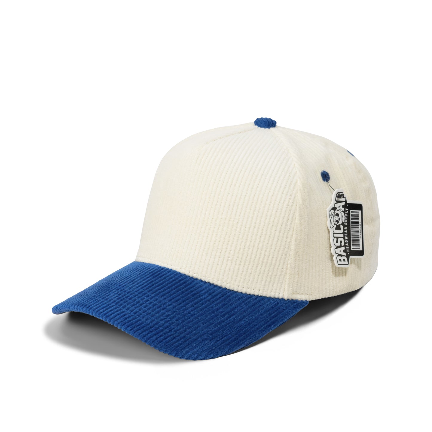 Plain 5Panel Full Corduroy Curve Hat 5008