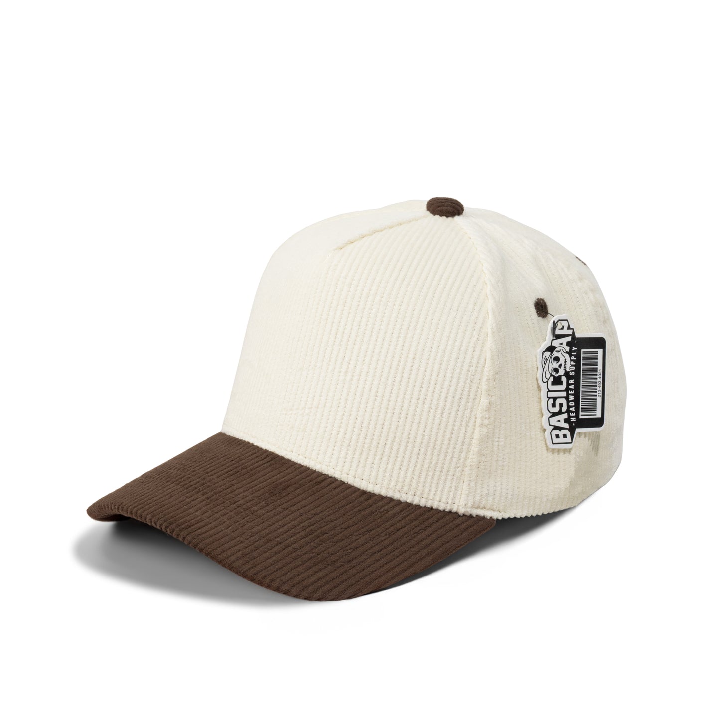Plain 5Panel Full Corduroy Curve Hat 5008