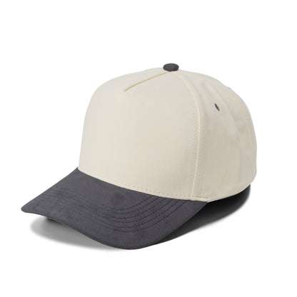Plain 5Panel Cotton Suede Bill 5004-1