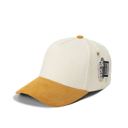 Plain Curve 5Panel Full Corduroy Hat 5008
