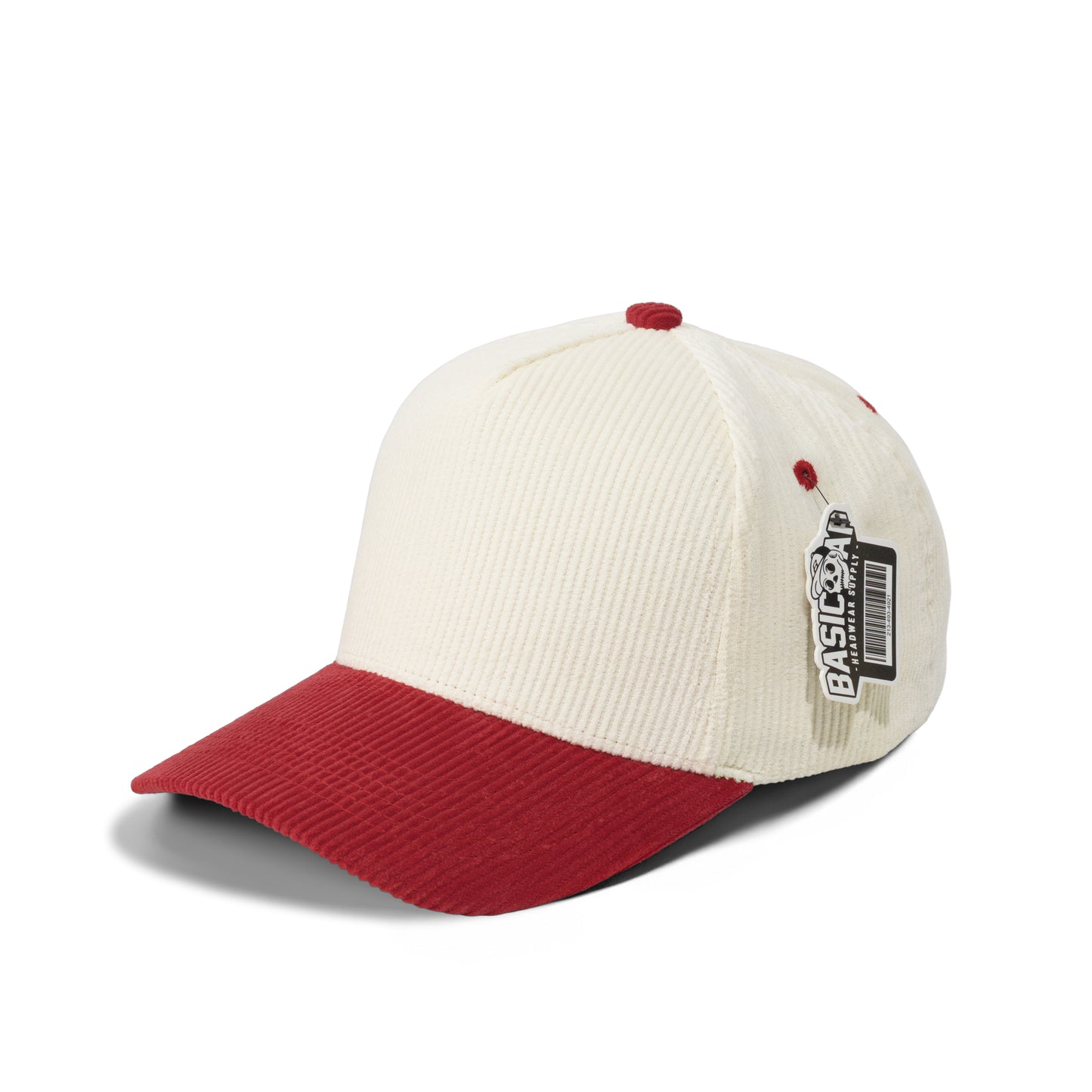 Plain 5Panel Full Corduroy Curve Hat 5008